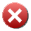 Red X Stop Icon